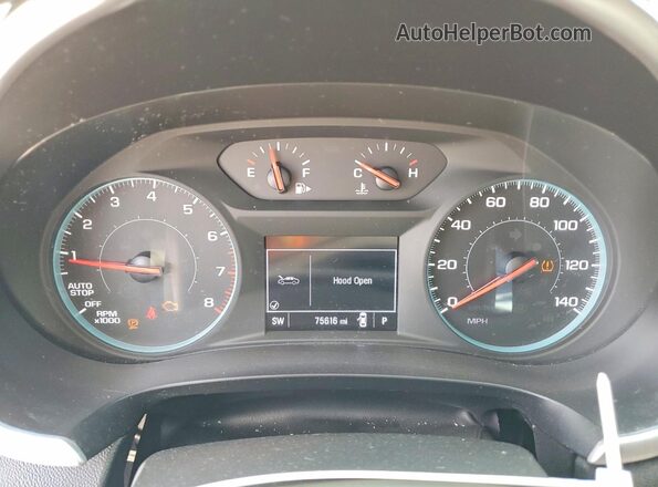 1G1ZD5ST3NF122851 2022 CHEVROLET MALIBU Желто-коричневый Вид щитка приборов