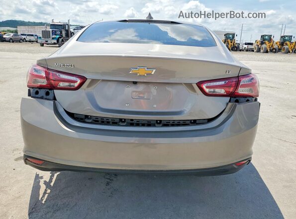 1G1ZD5ST3NF122851 2022 CHEVROLET MALIBU Желто-коричневый Вид сзади