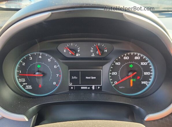 1G1ZD5ST3NF140640 2022 CHEVROLET MALIBU Серебряный Вид щитка приборов