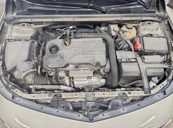 1G1ZD5ST3NF165182 2022 CHEVROLET MALIBU Серый Вид задней части салона