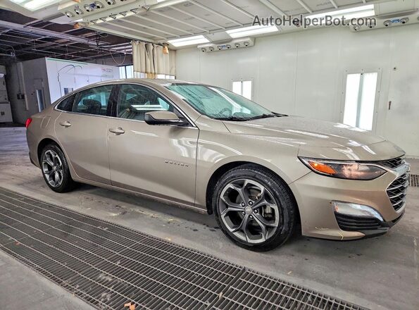 1G1ZD5ST3NF165182 2022 CHEVROLET MALIBU Серый Передняя правая четверть