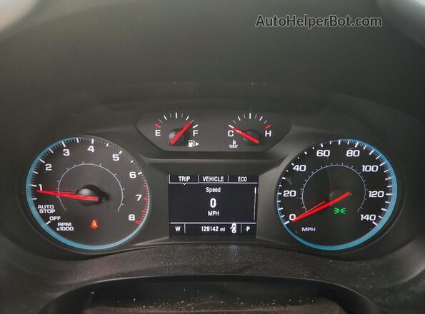 1G1ZD5ST3NF165182 2022 CHEVROLET MALIBU Серый Вид щитка приборов