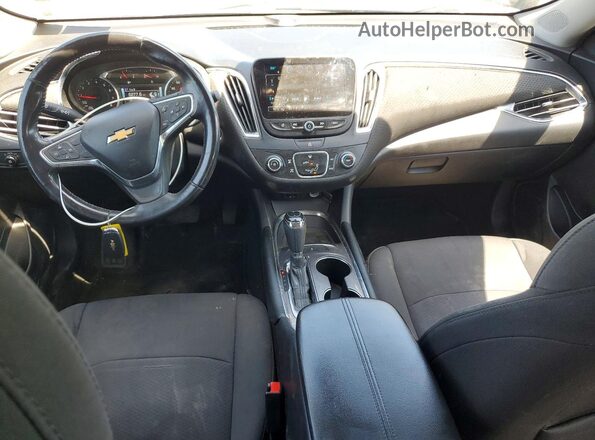 1G1ZD5ST4JF110475 2018 CHEVROLET MALIBU Белый Вид панели приборов