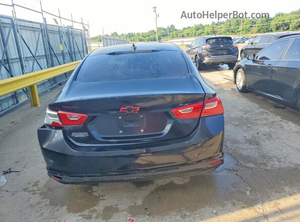 1G1ZD5ST4JF141192 2018 CHEVROLET MALIBU Black Հետևի տեսք