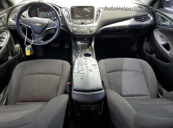 1G1ZD5ST4JF143573 2018 CHEVROLET MALIBU Синий Вид панели приборов