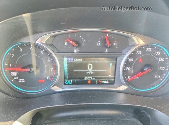 1G1ZD5ST4JF203075 2018 CHEVROLET MALIBU White Вид щитка приладів