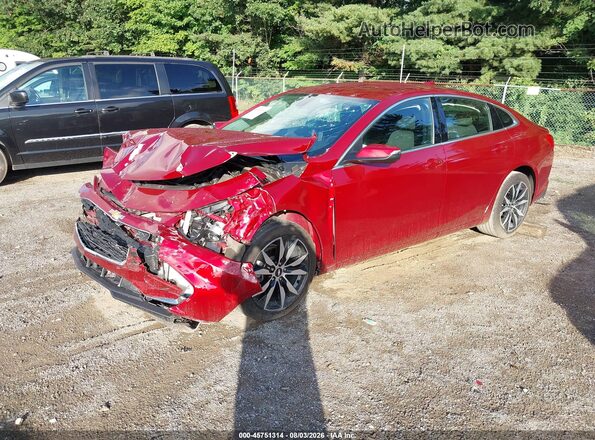 1G1ZD5ST4JF292694 2018 CHEVROLET MALIBU Red Przód lewy