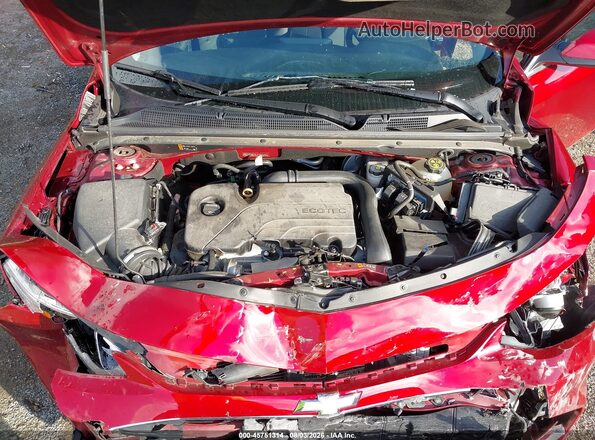 1G1ZD5ST4JF292694 2018 CHEVROLET MALIBU Red Widok z tyłu