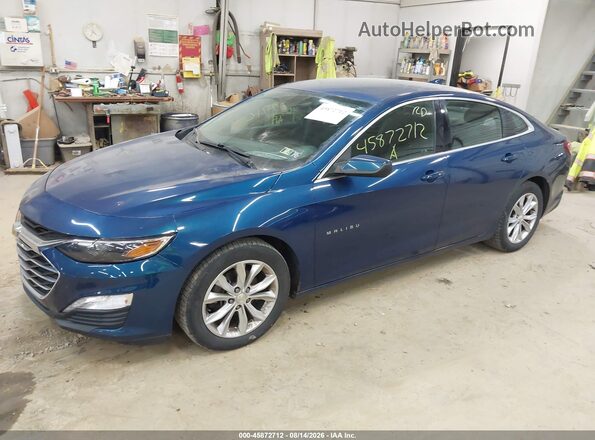 1G1ZD5ST4KF143431 2019 CHEVROLET MALIBU Blue Vista tres cuartos delantera izquierda