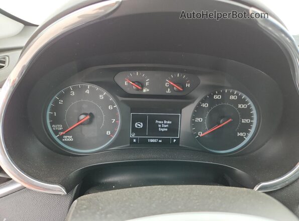 1G1ZD5ST4KF158124 2019 CHEVROLET MALIBU Синий Вид щитка приборов