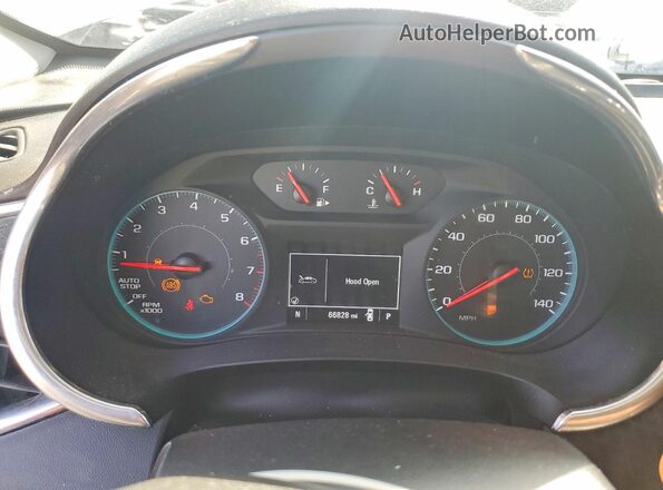 1G1ZD5ST4KF180950 2019 CHEVROLET MALIBU White Vista del cuadro de instrumentos