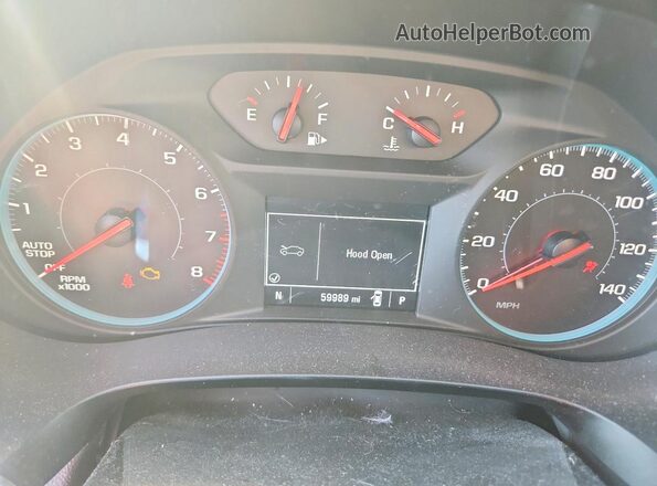 1G1ZD5ST4KF195920 2019 CHEVROLET MALIBU Red ძრავის განყოფილების ხედი