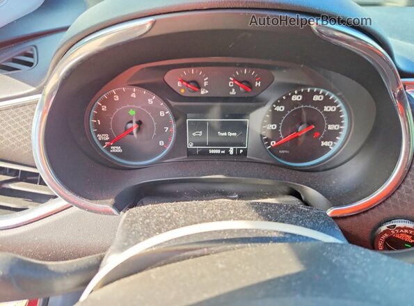 1G1ZD5ST4KF195920 2019 CHEVROLET MALIBU Red ხელსაწყოთა პანელის ხედი