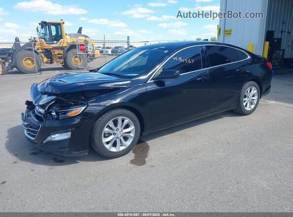 1G1ZD5ST4KF207659 2019 CHEVROLET MALIBU Black წინა მარცხენა ხედი სამი მეოთხედიდან
