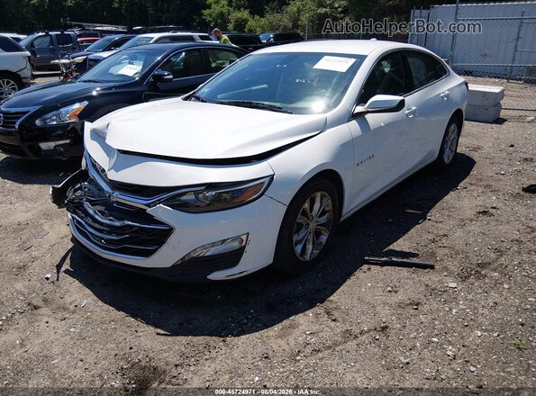 1G1ZD5ST4LF032752 2020 CHEVROLET MALIBU Белый Передняя левая четверть