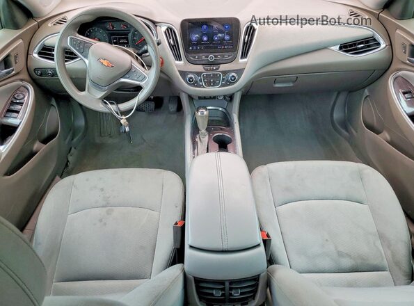 1G1ZD5ST4LF041676 2020 CHEVROLET MALIBU Gray Առջևի վահանակի տեսք