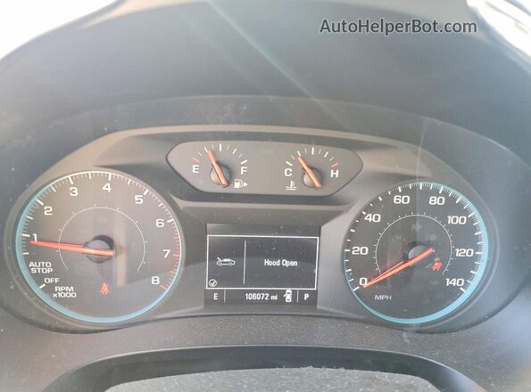 1G1ZD5ST4LF082132 2020 CHEVROLET MALIBU Charcoal Widok zestawu wskaźników