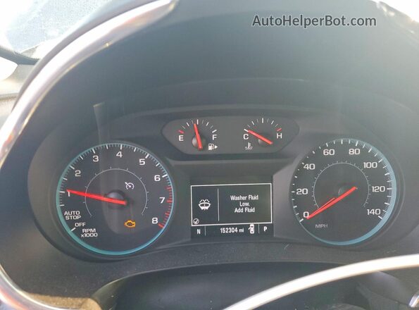 1G1ZD5ST4LF100614 2020 CHEVROLET MALIBU Blue ხელსაწყოთა პანელის ხედი