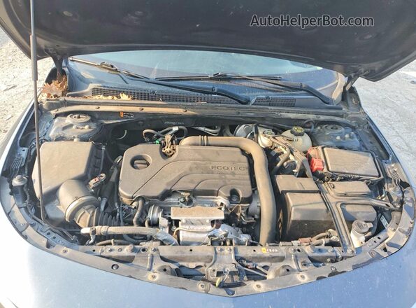 1G1ZD5ST4LF100614 2020 CHEVROLET MALIBU Blue უკანა სალონის ხედი