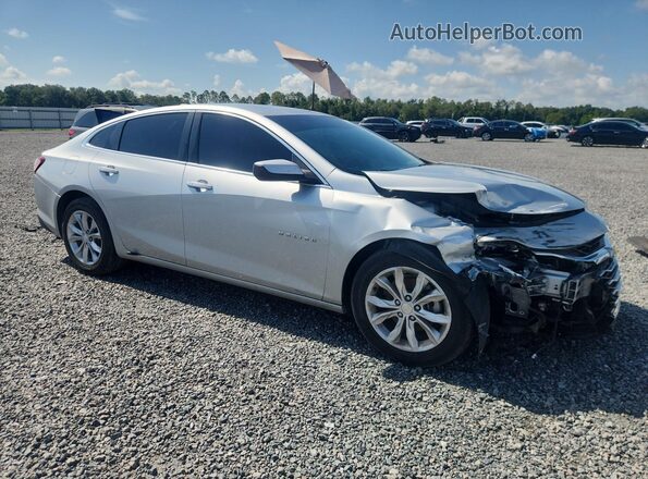 1G1ZD5ST4MF010185 2021 CHEVROLET MALIBU Серебряный Передняя правая четверть