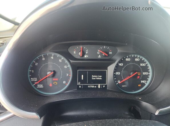 1G1ZD5ST4MF010185 2021 CHEVROLET MALIBU Серебряный Вид щитка приборов