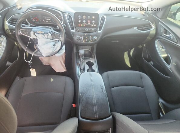 1G1ZD5ST4MF010185 2021 CHEVROLET MALIBU Серебряный Вид панели приборов