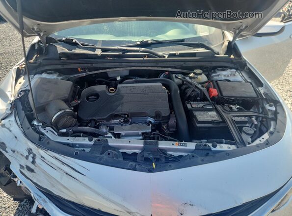 1G1ZD5ST4MF010185 2021 CHEVROLET MALIBU Серебряный Вид подкапотного пространства