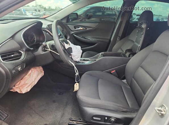 1G1ZD5ST4MF010185 2021 CHEVROLET MALIBU Серебряный Вид салона спереди