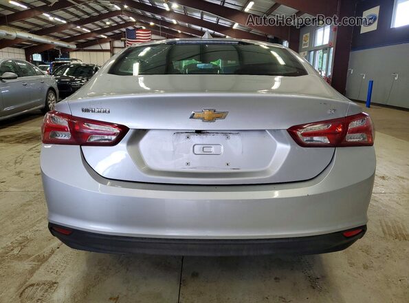 1G1ZD5ST4MF015628 2021 CHEVROLET MALIBU Silver უკანა ხედი