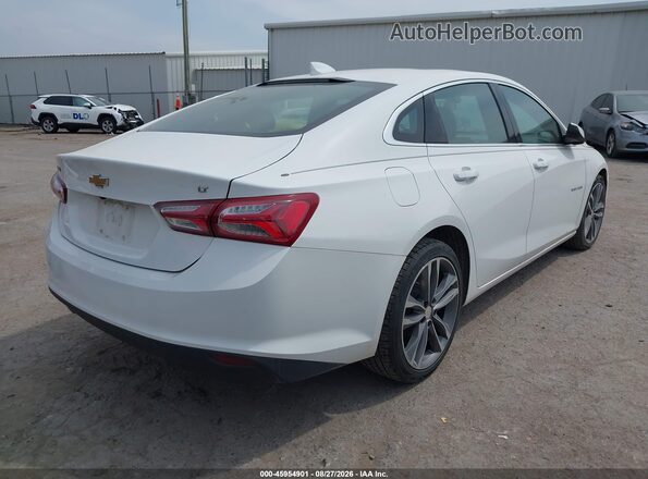 1G1ZD5ST4MF023065 2021 CHEVROLET MALIBU Белый Задняя правая четверть