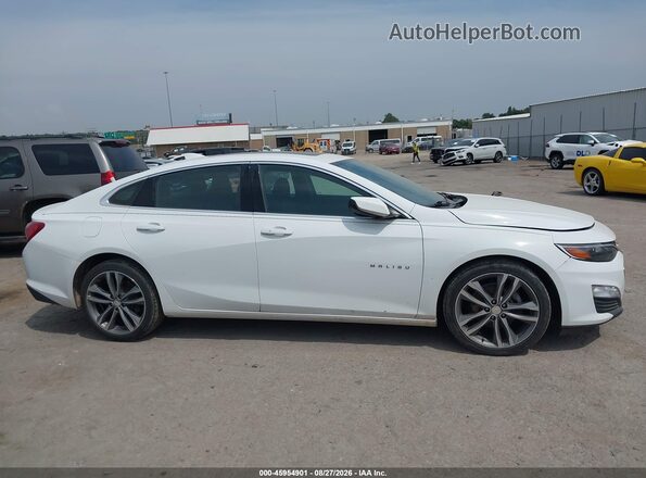 1G1ZD5ST4MF023065 2021 CHEVROLET MALIBU Белый Вид задней части салона