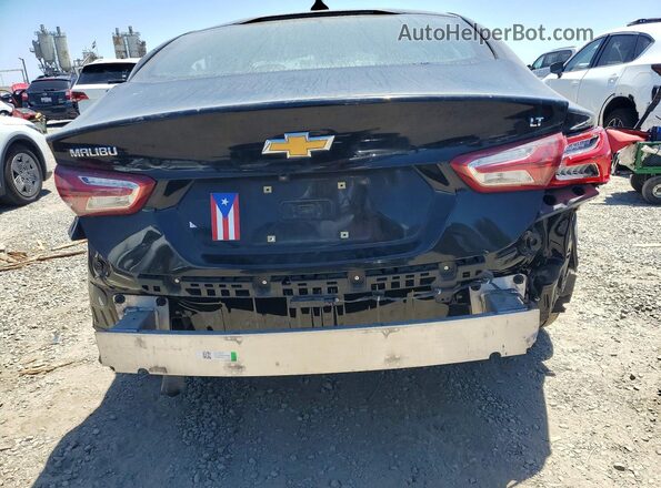 1G1ZD5ST4MF069706 2021 CHEVROLET MALIBU Black Rear view