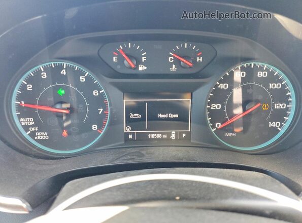 1G1ZD5ST4MF069706 2021 CHEVROLET MALIBU Black Instrument cluster view