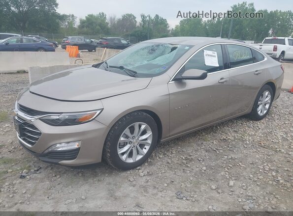 1G1ZD5ST4NF203003 2022 CHEVROLET MALIBU Желто-коричневый Передняя левая четверть