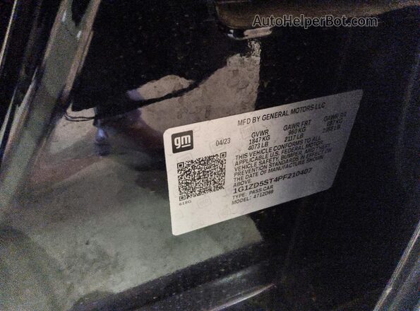 1G1ZD5ST4PF210407 2023 CHEVROLET MALIBU Black Engine compartment view
