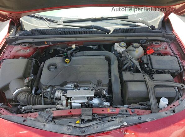 1G1ZD5ST4SF106489 2025 CHEVROLET MALIBU Red უკანა სალონის ხედი