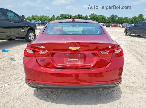 1G1ZD5ST4SF106489 2025 CHEVROLET MALIBU Red უკანა ხედი