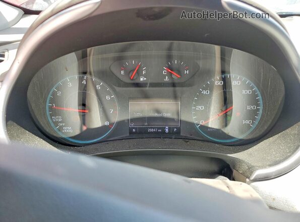 1G1ZD5ST4SF106489 2025 CHEVROLET MALIBU Red ხელსაწყოთა პანელის ხედი