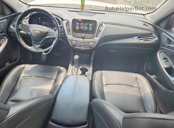 1G1ZD5ST5JF205014 2018 CHEVROLET MALIBU White Widok deski rozdzielczej