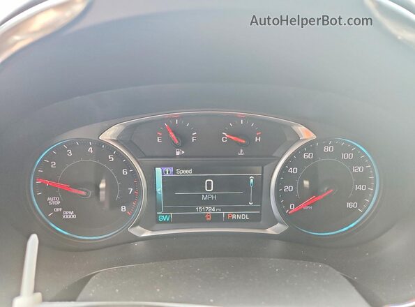1G1ZD5ST5JF205014 2018 CHEVROLET MALIBU White Widok zestawu wskaźników