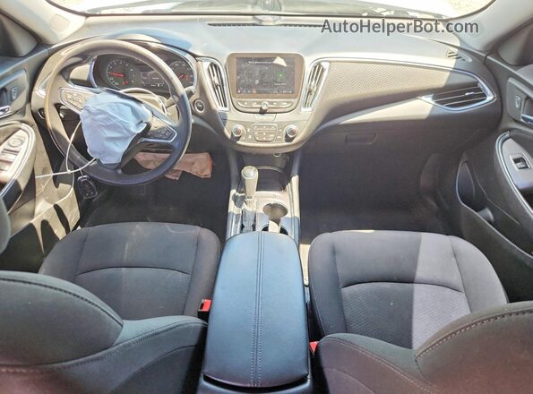 1G1ZD5ST5KF129392 2019 CHEVROLET MALIBU Белый Вид панели приборов