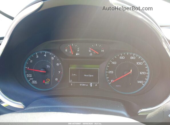 1G1ZD5ST5KF193304 2019 CHEVROLET MALIBU Silver Widok tylnych siedzeń