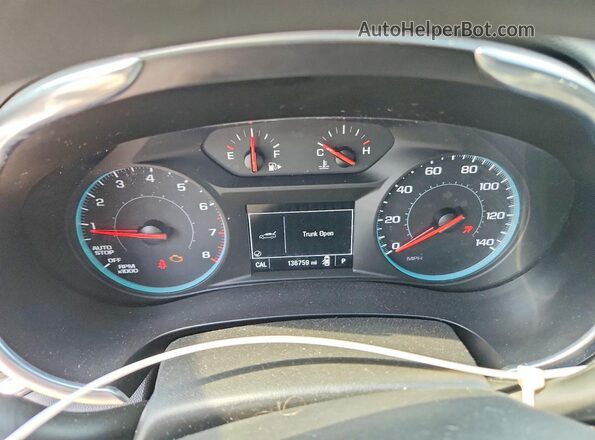 1G1ZD5ST5MF006324 2021 CHEVROLET MALIBU White Widok zestawu wskaźników