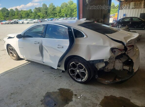 1G1ZD5ST5MF006324 2021 CHEVROLET MALIBU White Tył lewy