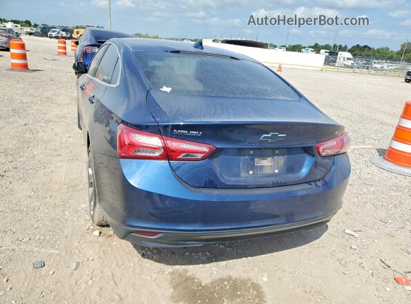 1G1ZD5ST5MF030848 2021 CHEVROLET MALIBU Blue Вид ззаду
