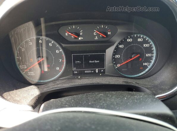 1G1ZD5ST5MF030848 2021 CHEVROLET MALIBU Blue Вид щитка приладів