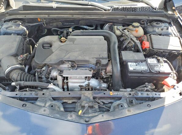 1G1ZD5ST5MF030848 2021 CHEVROLET MALIBU Blue Вид задньої частини салону