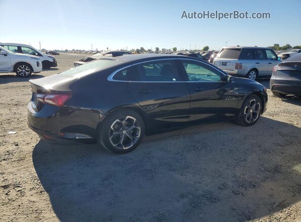 1G1ZD5ST5MF073442 2021 CHEVROLET MALIBU Black უკანა მარჯვენა
