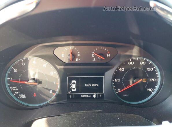 1G1ZD5ST5MF073442 2021 CHEVROLET MALIBU Black ხელსაწყოთა პანელის ხედი