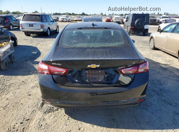 1G1ZD5ST5MF073442 2021 CHEVROLET MALIBU Black უკანა ხედი